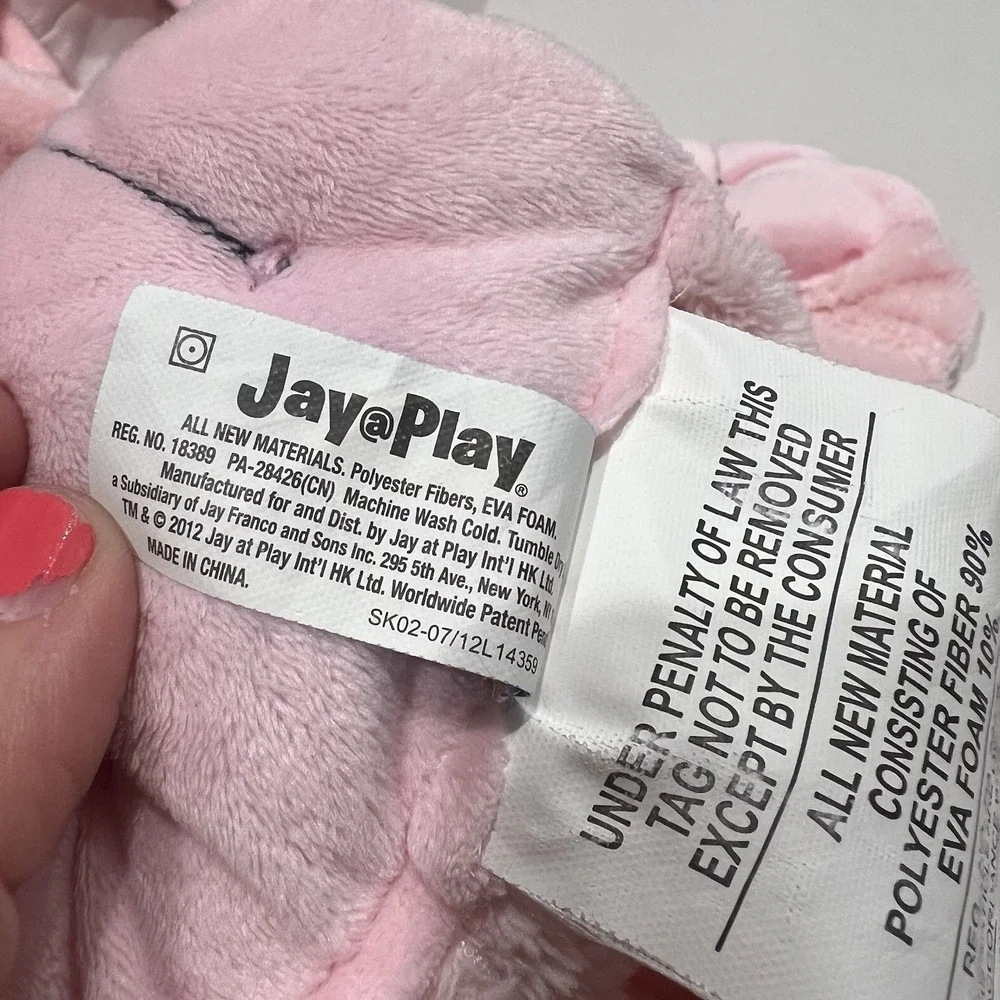 Pink 2012 Cuddleuppets Puppet Blanket Pink Dog 28